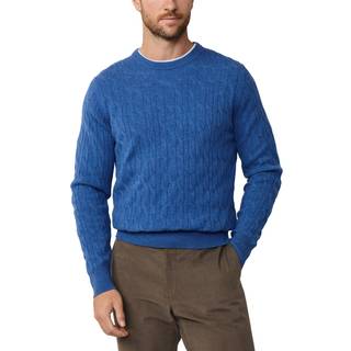 HACKETT Herren Pullover blau unifarben