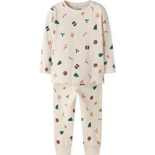 NAME IT Jule Natsæt Vismas Whitecap Gray