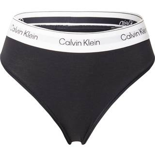 High Waist Bikini Briefs - Icon Cotton Modal - Black - XS