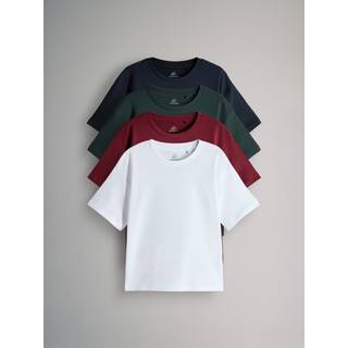 The Set The Set 4 Pakke Oversized Kortærmet Bomulds-T-shirt