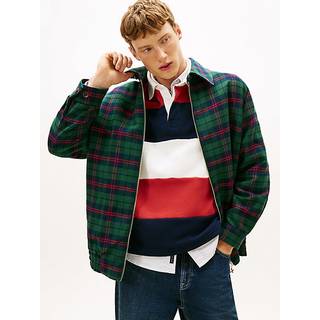 Tommy Girl Padded Tartan Oversized Ivy Jacket