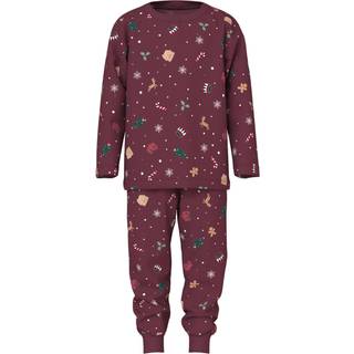 NAME IT Jule Natsæt Vismas Burgundy