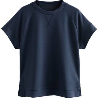 Next Premium kraftig, tætsiddende top med hætteærmer