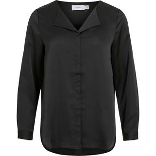 Viellette V-udskæring Langærmet Skjorte