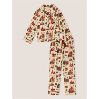 Monsoon Monsoon Jul Tryk Lang Pyjamas Sæt