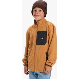 Quiksilver Kid's Ice Fields Full-Zip Fleecejakke Børn størrelse S - 10 Years farve orange