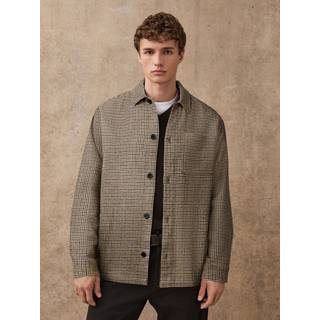 Next Shacket med ternet fløjlskrave - small