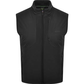 BOSS Green Herren Sweatweste schwarz unifarben