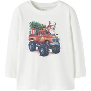 NAME IT Bluse Vosmas Cloud Dancer Santa