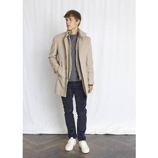 Ontario Slim Fit Frakke, Light Brown, S