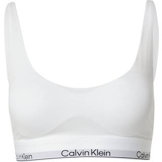 Lightly Lined Bralette - Icon Cotton Modal - White - M