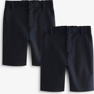 Clarks Clarks Navy Regular Boys Fastening School Shorts 2 Pack - 110116cm