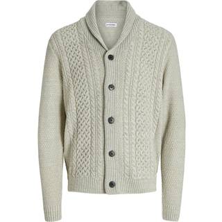 Ensfarvet Strikket Cardigan