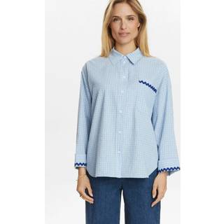 NÜMPH - Nuyazmin Shirt - Little Boy Blue - M/L - Blå - Shirt