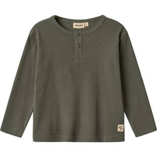 WHEAT Kid's T-Shirt L/S Morris Longsleeve Børn størrelse 152 farve olivengrøn