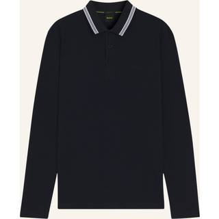 HUGO BOSS Polo Pliys, langærmet, navy