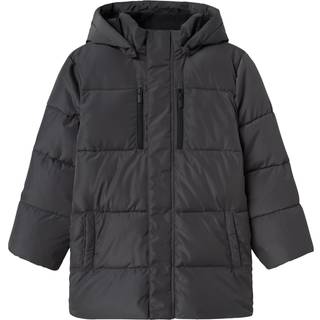 NAME IT Puffer Vinter Jakke Medow03 Grey Pinstripe