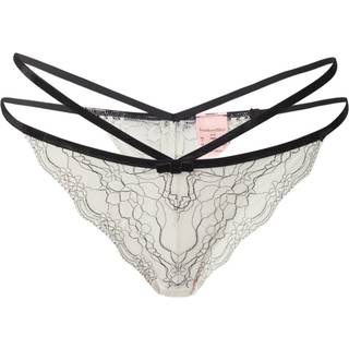 Hunkemöller Agnes g-streng med høj benudskæring hvid - L