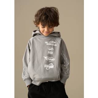 Angel & Rocket Angel & Rocket Grey Hotwheels Washed Hoodie