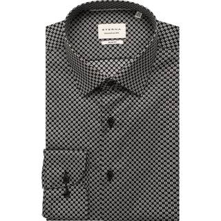 SLIM FIT Shirt in anthracite printed