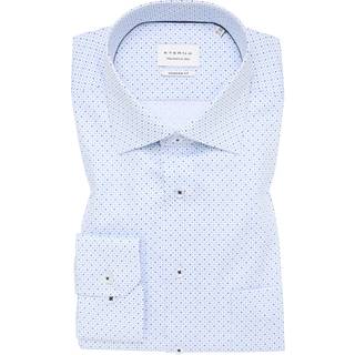 MODERN FIT Shirt in light blue printed