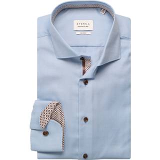 SLIM FIT Shirt in light blue structured