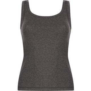 Hunkemöller Singlet tanktop i blød bomuld Grå - XL