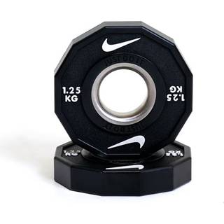 Nike Strength Pro Urethane Plates, Vægtskiver PU Black/White Vægt 1,25 kg