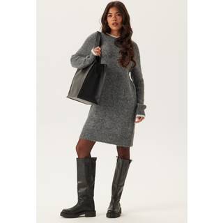 Pcivy Ls Contrast Knit Dress