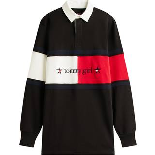 Tommy Girl Logo Colour-Blocked Rugby Dress