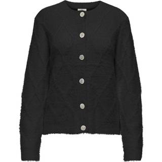 JDY - Jdyjayla L/S O-Neck Cardigan Knt - 4931939 Black