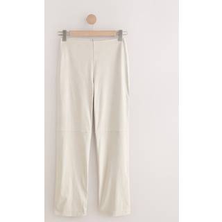 Next Udglattende bukser med brede bukseben i kunstigt ruskind