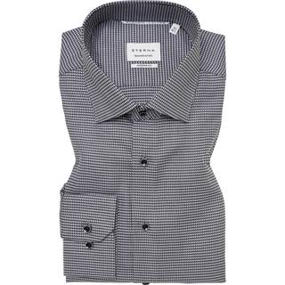 MODERN FIT Shirt in anthracite structured
