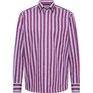 COMFORT FIT Shirt in smoke blue striped