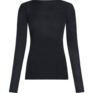 Hunkemöller super soft bådhals bluse med cashmere sort - S