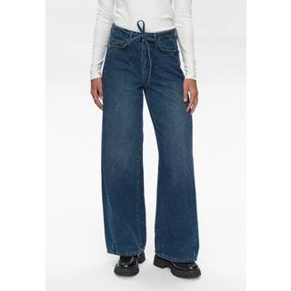 NÜMPH - Nubrooklyn Jeans - Dark Blue - Dark Blue Denim - 34 - Blå - Jeans