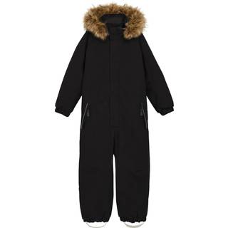 Color Kids Juniors' Coverall With Fake Fur Black, 116