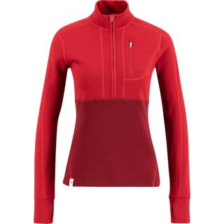 Ulvang Women's Peak Field Half Zip Midlayer Biking Red/Chilli Pepper, L
