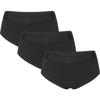 Urberg Women's Bamboo Hipsters 3-Pack Black Beauty, S