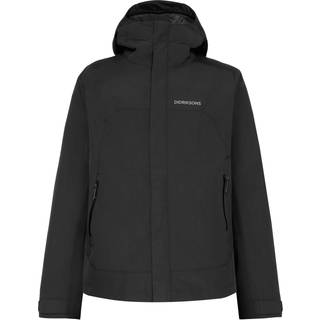 Didriksons Men's Grit Jacket 3 Solid Black, S