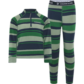 Didriksons Kids' Jadis Printed Set 4 Trails Green, 130