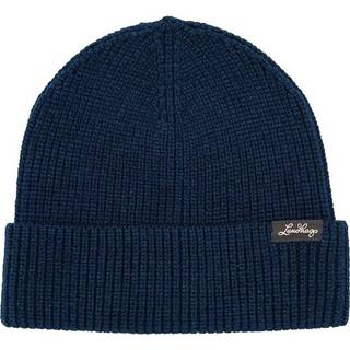 Lundhags Core Ribbed Beanie Deep Blue, OneSize