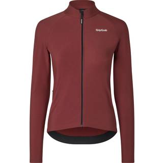 Gripgrab Women's GripGrab PACR Thermal Long Sleeve Jersey Dark Red, L