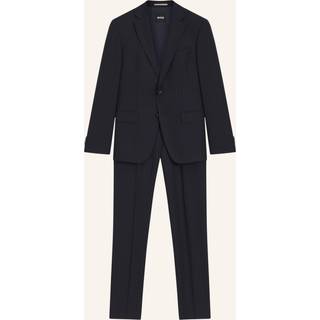 Slim fit jakkesæt i ny uld med striber