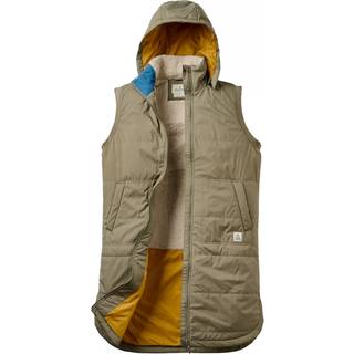 Passenger Women's Flora Sherpa Lined Gilet Syntetiske veste Damer størrelse L farve olivengrøn