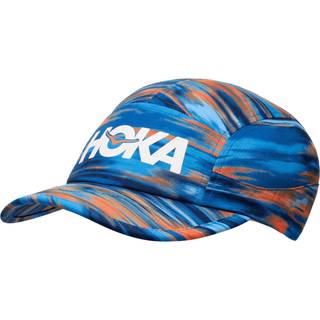 Hoka Run Hat Blue Blur Run Print, One Size