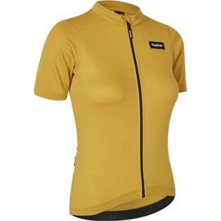 Gripgrab Women's GripGrab EXPLR Merinotech Short Sleeve Jersey Mustard Yellow, M