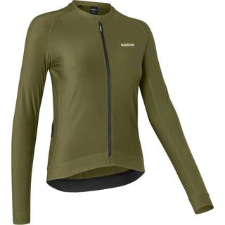 GripGrab PACR langærmet cykeltrøje oliven dame - Størrelse X-Large