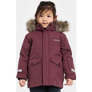 Didriksons Kids' Bjärven Parka 4 Anemon Red, 110