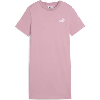 PUMA Essentials Small No. 1 Logo Short Sleeve Dress Youth, Shop, Poised Pink, 5-6Y